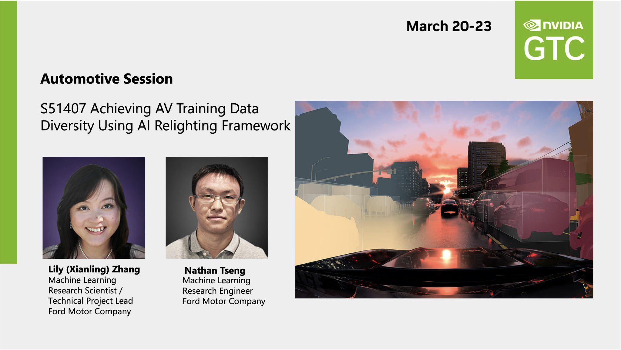 Achieving AV Training Data Diversity keynote at NVIDIA GTC